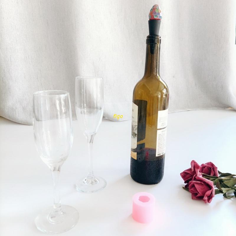 Flgo Nút Chai Rượu Topper Nhựa Epoxy Khuôn Chai Niêm Phong Rượu Nút Chặn Khuôn Silicon