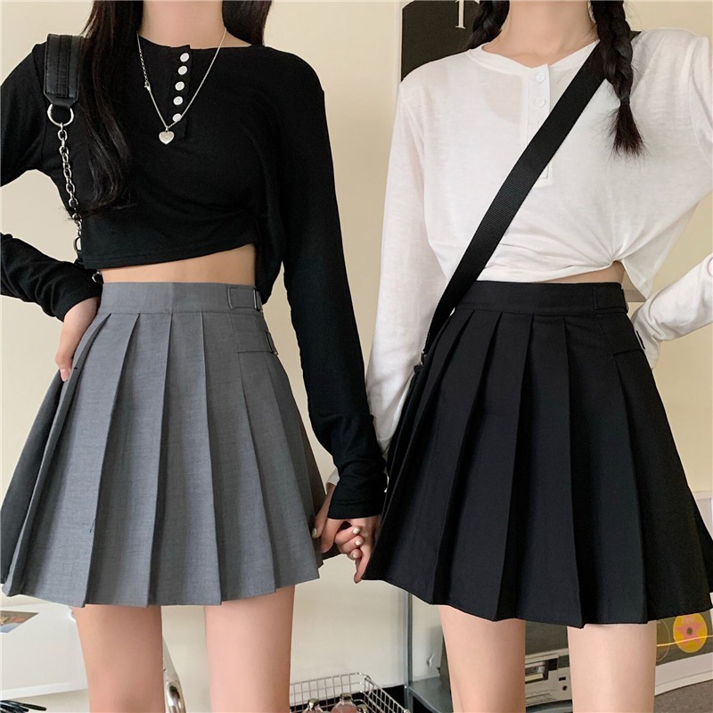 Chân Váy Xiaozhainv Lưng Cao Phong Cách Hàn Quốc Nhiều Màu Tùy Chọn | BigBuy360 - bigbuy360.vn