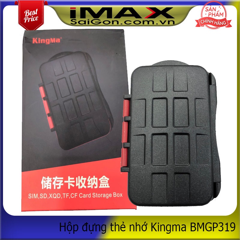 HỘP ĐỰNG THẺ NHỚ KINGMA BMGP319 SD/CF/XD/XQD/TF