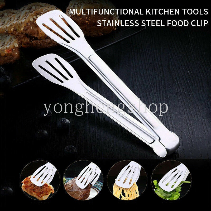 Kẹp Gắp Thức Ăn Bằng Thép Không Gỉ Chống Dính