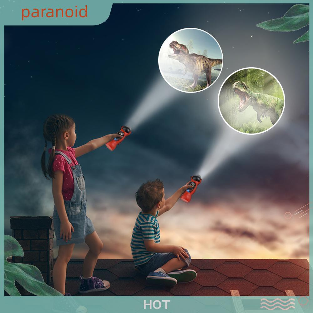 Paranoid Kids Cartoon ​Dinosaur Projector Flashlight Baby Sleep LED Project Lamp Đồ chơi