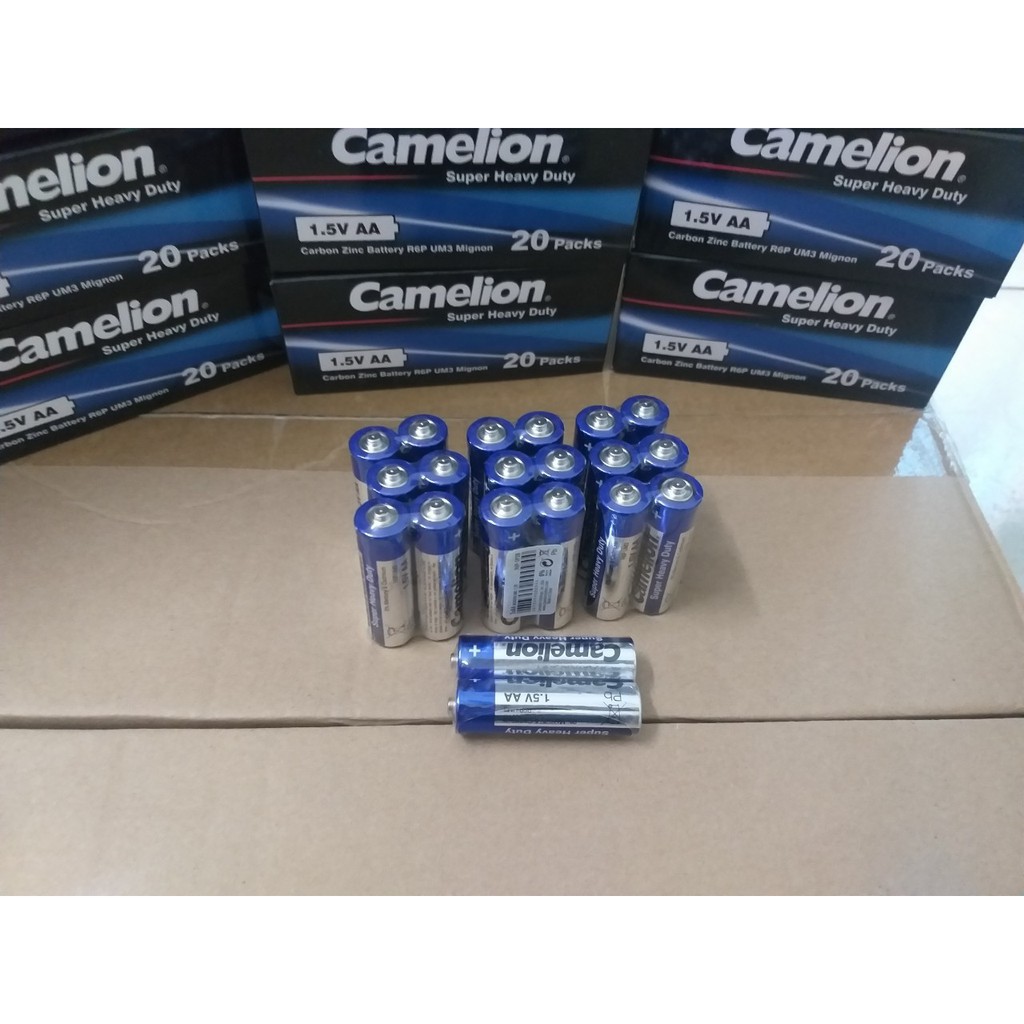 Hộp 40 Viên PIN AA, AAA  CAMELION  R6P/R03P PIN TIỂU, PIN ĐŨA 2A, 3A - Nguồn hàng buôn sỉ