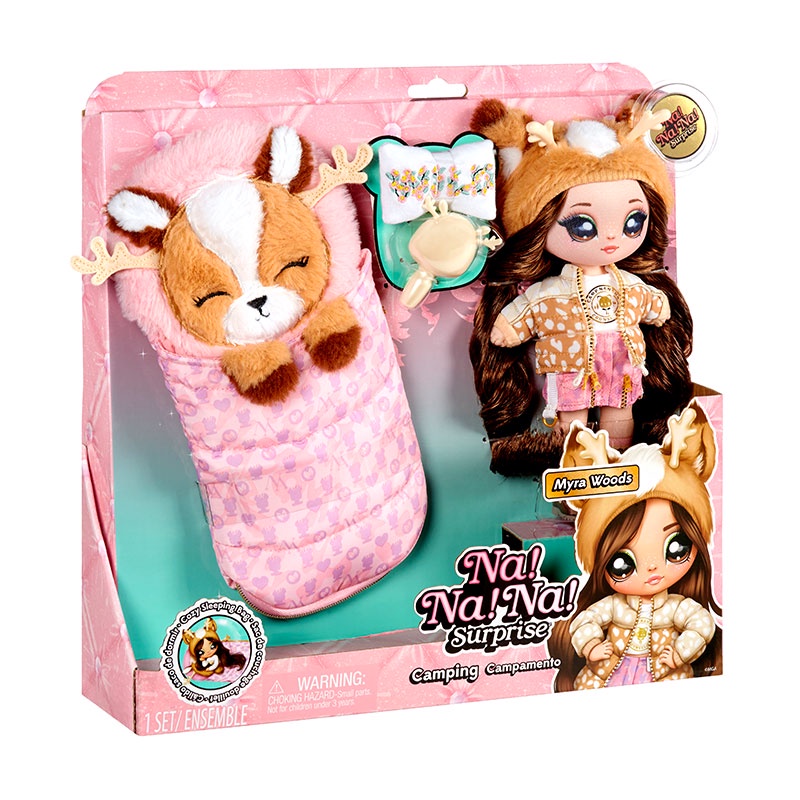 Đồ Chơi Na Na Na SURPRISE Búp Bê Và Dụng Cụ Cắm Trại - Myra Wood 579380EUC