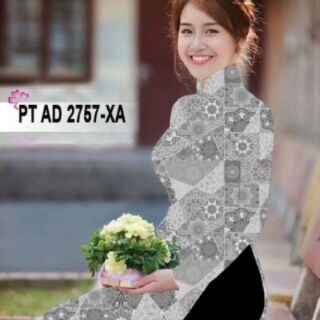 Vải áo dài mẫu cô ba sg