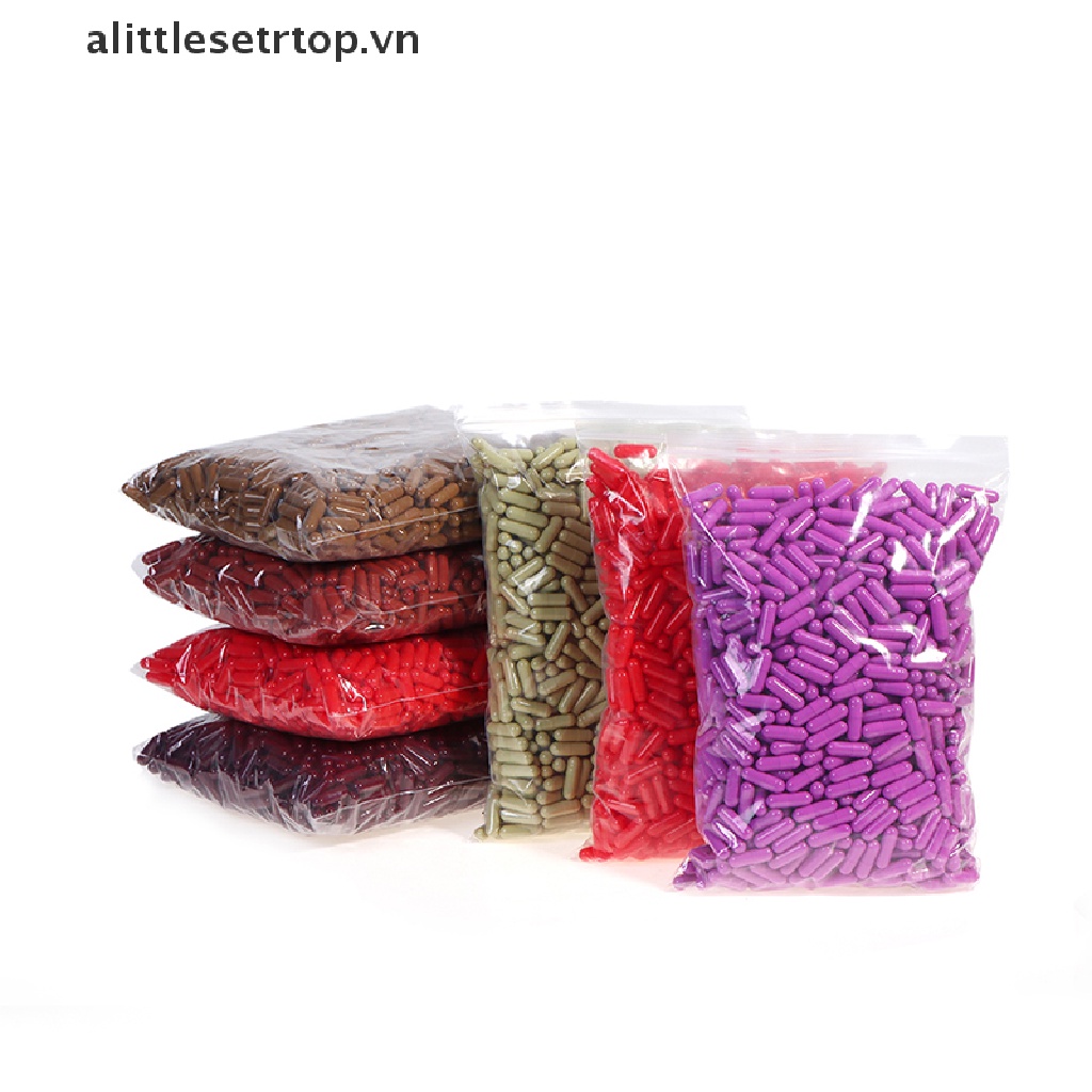[Alittlesetrtop] 1000 Chiếc 0# Viên Nang Đựng Thuốc Viên Gecant Gelatin