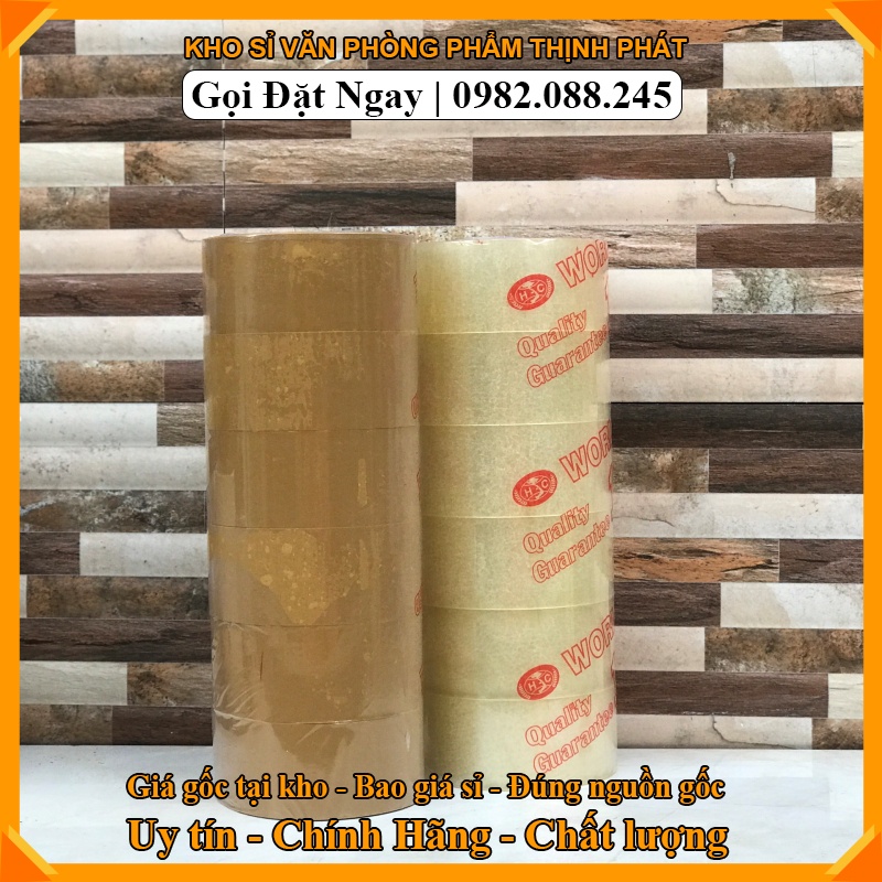 Băng keo 100y  siêu dính để dán giấy, thùng carton