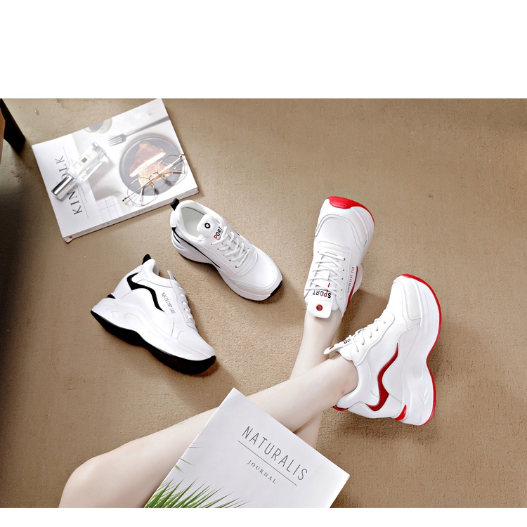 Giày thể thao nữ độn đế, sneaker loại cao cấp, 9cm tôn chiều cao, bằng da PU, SIÊU ÊM - SIÊU ĐẸP - SIEU BỀN, 2 màu