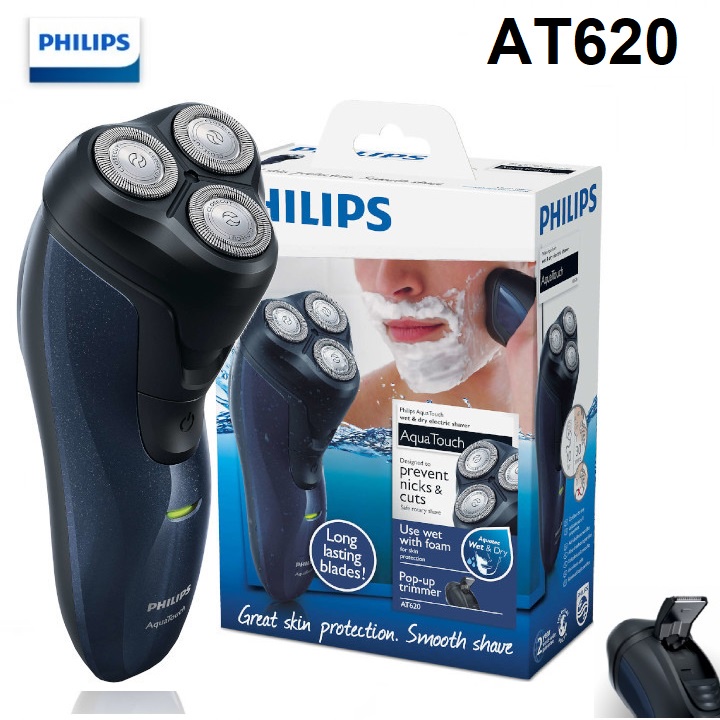 Máy cạo râu khô và ướt Philips Aquatouch AT620 Electric Shaver