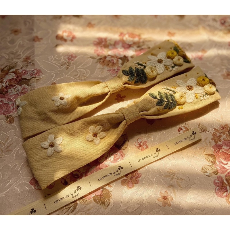 Turban chun thêu tay