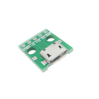 Đầu chuyển đổi micro usb sang dip 2.54mm 5pin b type b pcb