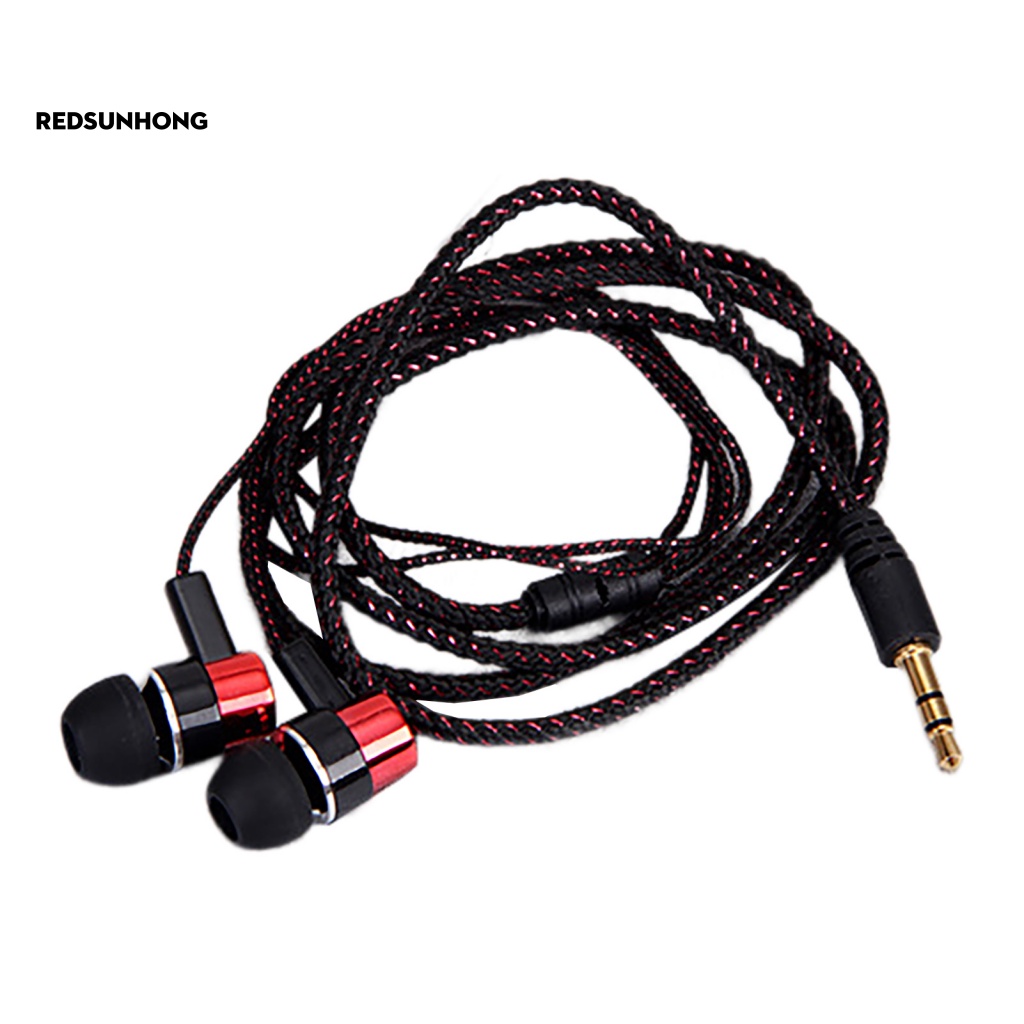 Tai Nghe Nhét Tai Mềm Có Dây Jack 3.5mm HiFi Thích Hợp Cho Thể Thao Chạy Bộ
