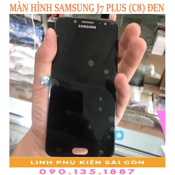 MÀN HÌNH SAMSUNG J7 PLUS ZIN OLED MÀU ĐEN