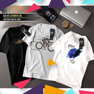 Xả- [Combo 3 áo - CD10] Áo thun nam nữ giá rẻ mẫu độc lạ có size Đại cho người mập [Áo Nam Nữ In Hình]