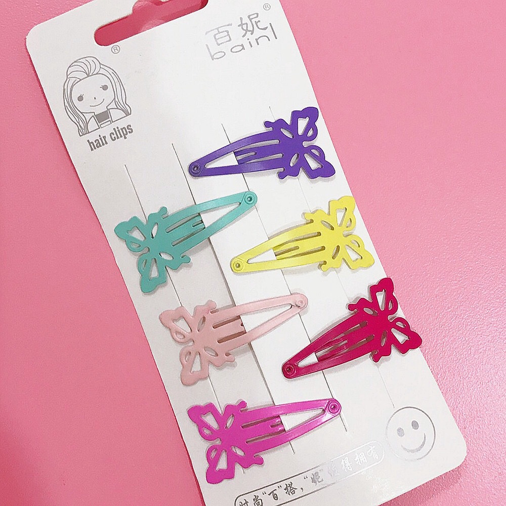 Set 6 kẹp tóc đáng yêu cho bé