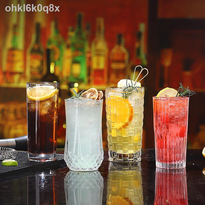 ☎ ☞ ▥◇Colin Cocktail Cup Long Island Iced Tea Gin Tonic Mojito Nước trái cây Đồ uống lạnh ly thủy tinh