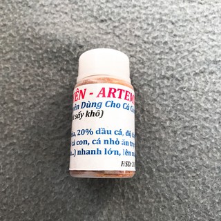 1,3,5 Hủ Thức Ăn Artemia Sấy Khô Cho Cá Cảnh, Guppy, Betta, Cá Con, Cá nhỏ, Không Cần Ấp