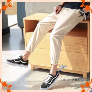Quần kaki nam nữ ống suông chất kaki mềm có 3 size M,L,XL