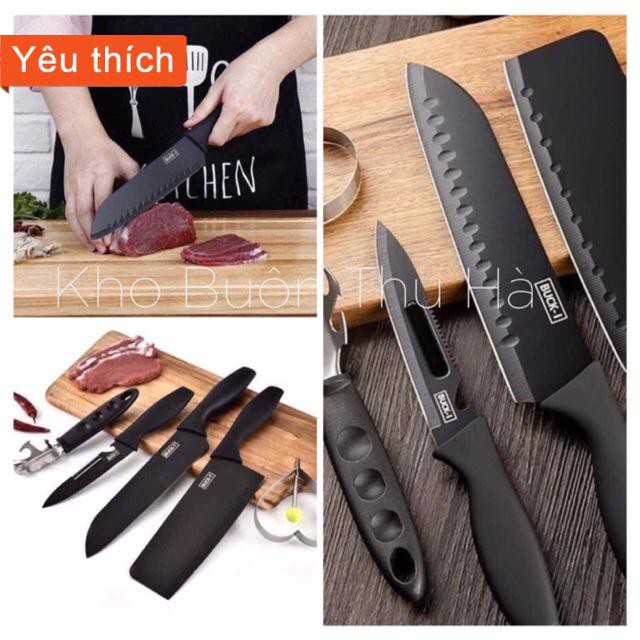 BỘ DAO BUCK BLACK 5 món