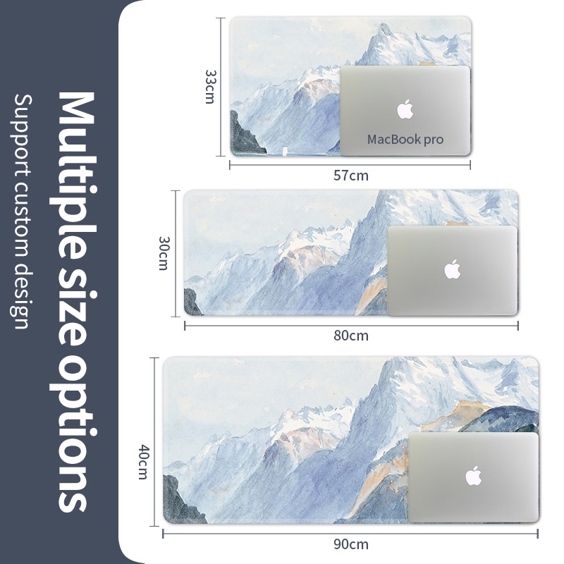 Tấm Lót Chuột Chống Thấm Nước Bằng Cao Su Cỡ Lớn 60 80 90cm Tiện Dụng