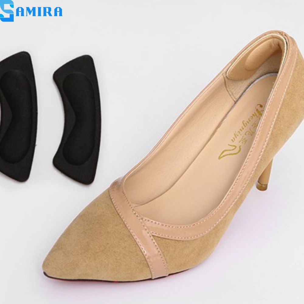 Cặp lót giày bảo vệ gót chân 4D cao cấp giảm đau giảm size chống tuột gót phù hợp mọi kiểu giày nam nữ SA7