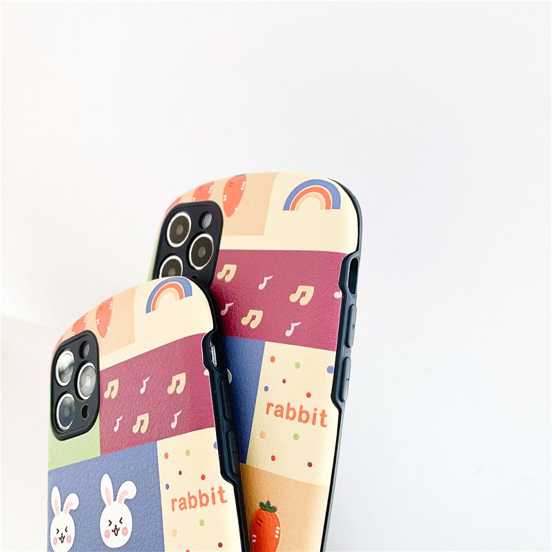 Ốp lưng iphone Thỏ Carrot IMD viền cong dày dặn 5/5s/6/6plus/6s/6splus/7/7plus/8/8plus/x/xr/xs/11/12/pro/max/plus/promax | BigBuy360 - bigbuy360.vn