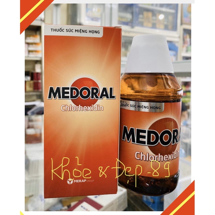 MEDORAL - NƯỚC SÚC MIỆNG HỌNG - CHAI 250ML