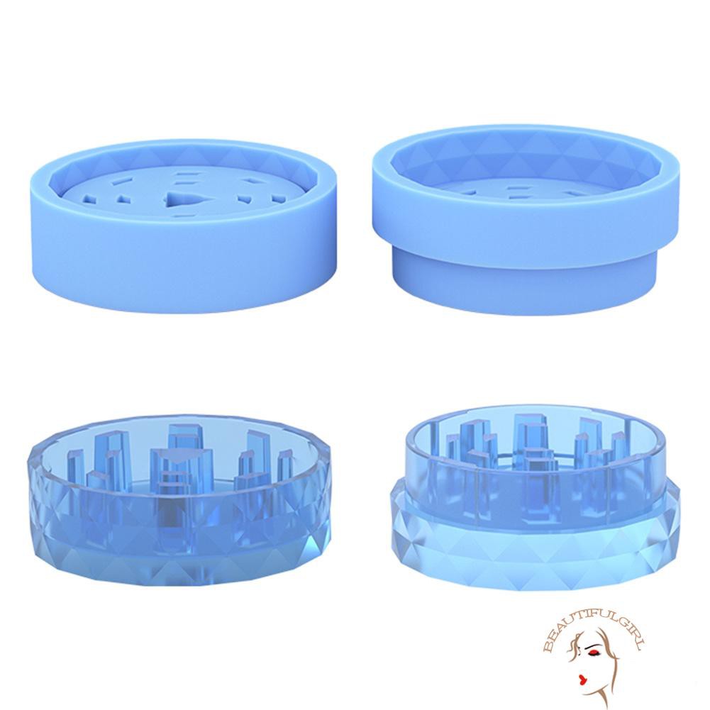 Khuôn silicone đổ resin epoxy làm cối xay thuốc lá/thảo mộc DIY