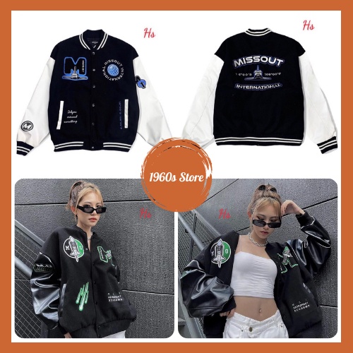 [Có Ảnh Và Video Thật] Áo Cardigan In Hình Máy Bay Phi Thuyền Chất Nỉ Phối Tay Da 1960s Store Mã 684