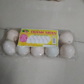 Trứng vịt hộp 10 quả, hàng bình ổn ( Giao bằng Nowship hoặc grab)