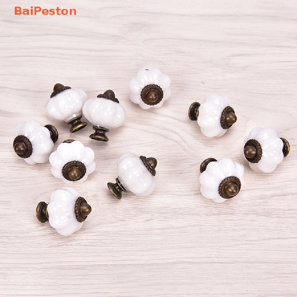Set 10 Tay Nắm Cửa / Tủ Chạn / Ngăn Kéo Phong Cách Vintage Dành Cho Nhà Bếp