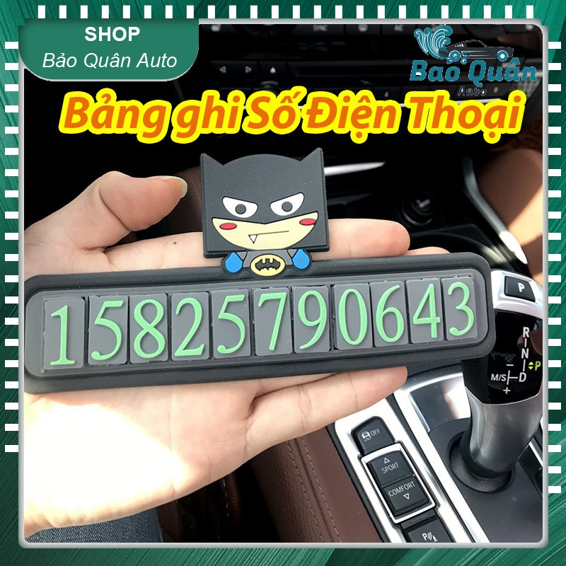 Bảng nhựa dẻo ghi số điện thoại trên xe hơi ô tô