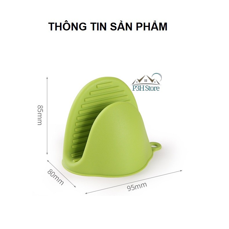 Găng tay nhấc nồi Silicone chịu nhiệt độ cao chống trượt SH-003