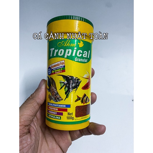 THỨC ĂN CHO CÁ THỦY TROPICAL GRANULAT AHM TURKEY 100G