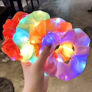 Dây buộc tóc có đèn LED phát sáng co giãn tốt hợp thời trang