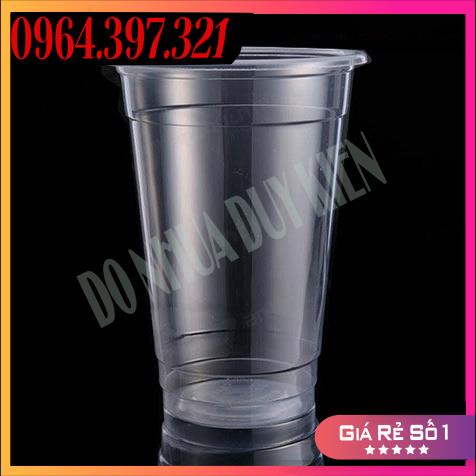 [NOWSHIP] 50 Cốc, Ly Nhựa PP 360 - 500 - 700ML Có Nắp Cốc Nhựa Dùng 1 Lần - Đựng Đồ Uống - Có Thể Dùng Được Màng Ép Ly