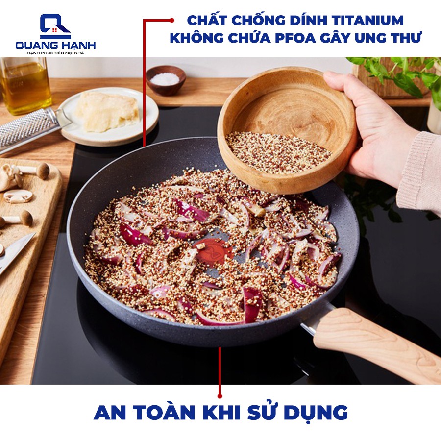 Chảo Tefal Natural Force 28cm [Hàng chính hãng]