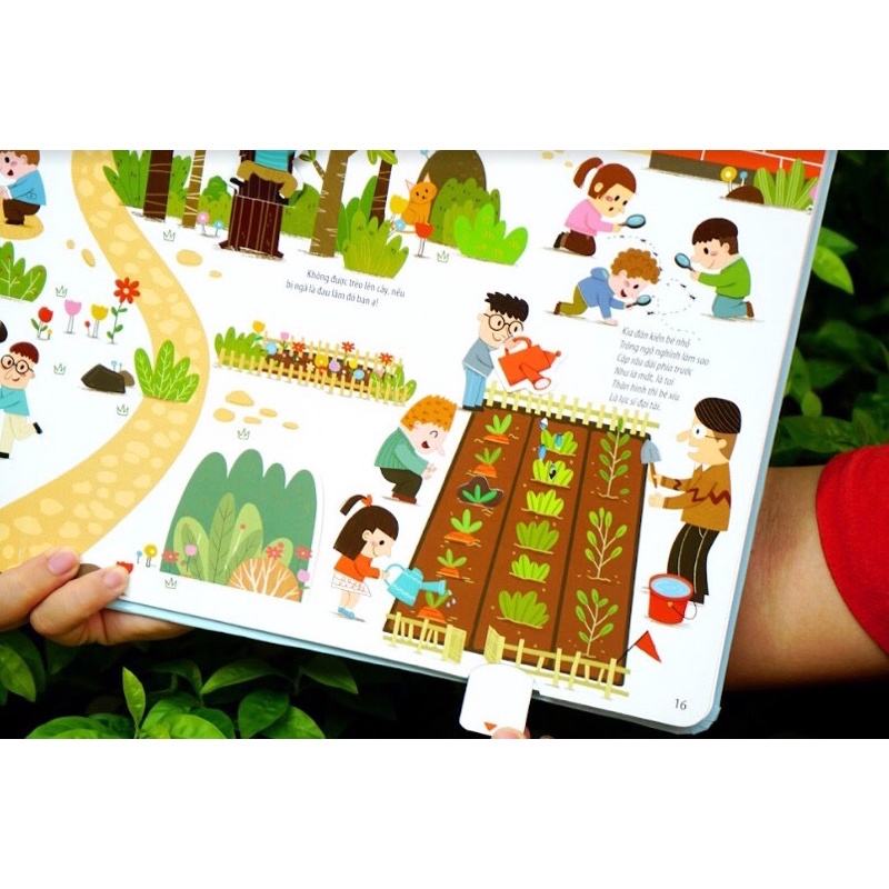 sách-Bách khoa kỹ năng sống đa tương tác - Những hoạt động ở trường mẫu giáo giúp con vui vẻ đến lớp