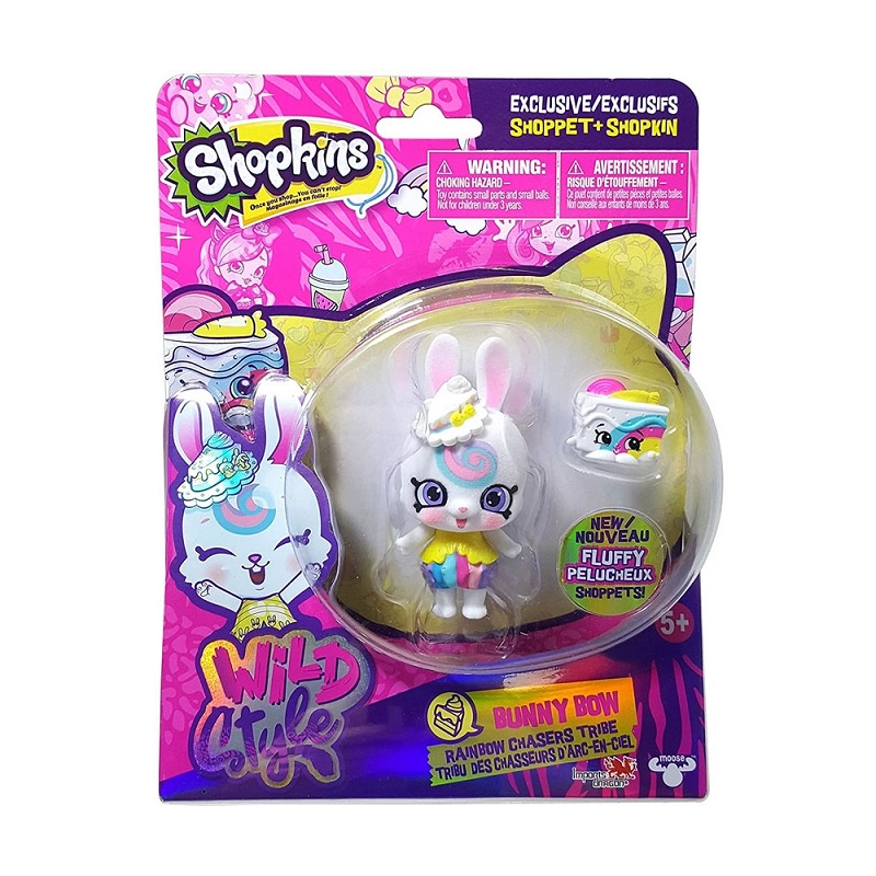 Đồ chơi bé gái Shopkins và thú cưng 2 món w2 season 9 56978 Giao mẫu ngẫu nhiên