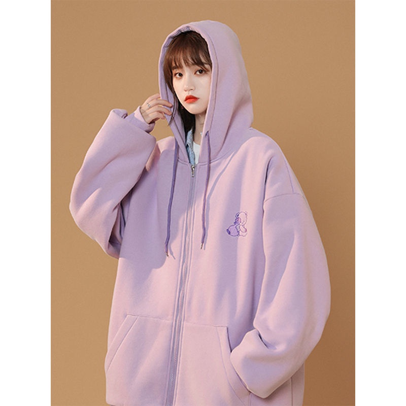 【Yuki】Áo hoodie nỉ kéo khóa in hình trước ngực full SIze | BigBuy360 - bigbuy360.vn
