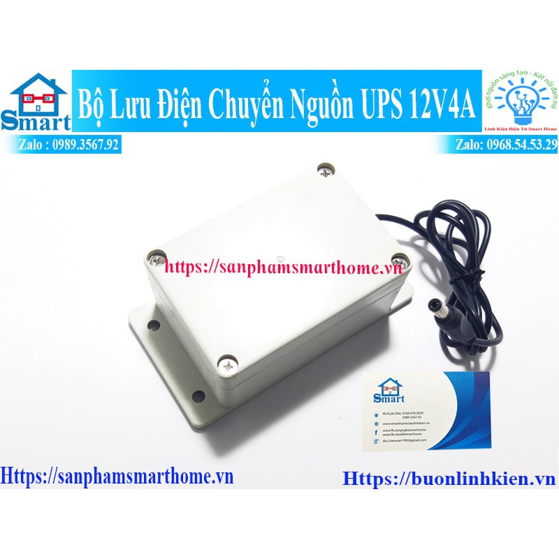 Bộ lưu điện chuyển nguồn 12v4a