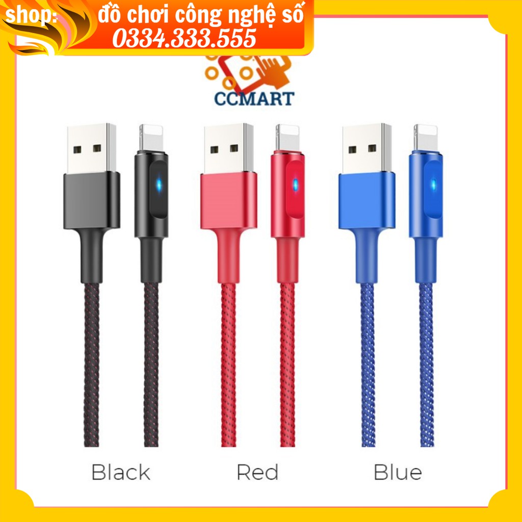 [BÁN LỖ MÙA DỊCH] [iPhone 1M2] Cáp iPhone sạc nhanh tự ngắt HOCO U47 Max 5V-2.4A - Hàng chính hãng [CAM KẾT HÀNG SỊN]