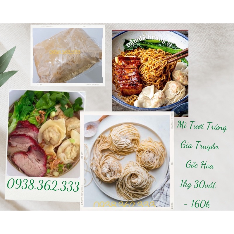 [GIAO HOẢ TỐC] mì trứng tươi gốc hoa gia truyền 1kg 30 vắt | BigBuy360 - bigbuy360.vn