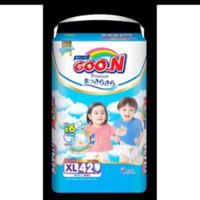 [Còn tem Mua 4 Bịch Có quà] Bỉm Goon Premium quần/ dán M60/M66/L48/L56/XL42/XL50/XXL34/XXXL26