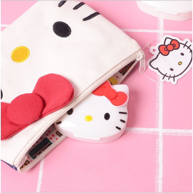 (Life-365) Hộp Đựng Thuốc Mini Hình Hello Kitty