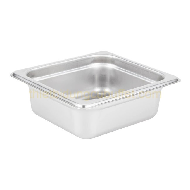 Khay Inox Cao Cấp Đựng Topping, Gia Vị hoặc Thức ăn (17.6x16.4cm - KHÔNG LỖ)