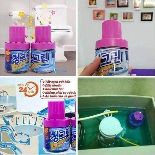 CHAI THẢ BỒN CẦU HƯƠNG NGÀN HOA CHUYÊN TẨY RỬA KHỬ MÙI TOILET CỰC MẠNH - TẨY SẠCH, NHANH, NGĂN MÙI HÔI, DIỆT KHUẨN TỐT