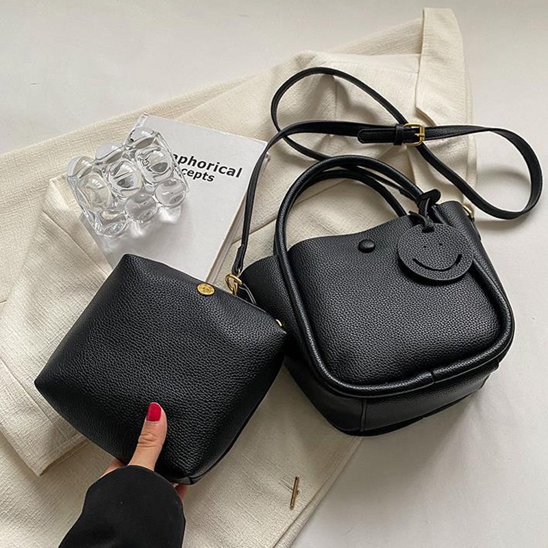 Ielgy Túi Đeo Chéo Vai Dạng Xô Siêu Lửa Phổ Biến Cao Cấp Cho Nữ