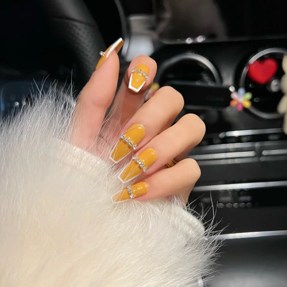 [ NBD 101 ] CHARM NƠ BỚM - Phom MÓNG DÀI  [ Tặng Keo Và Dụng Cụ ] Lẻ