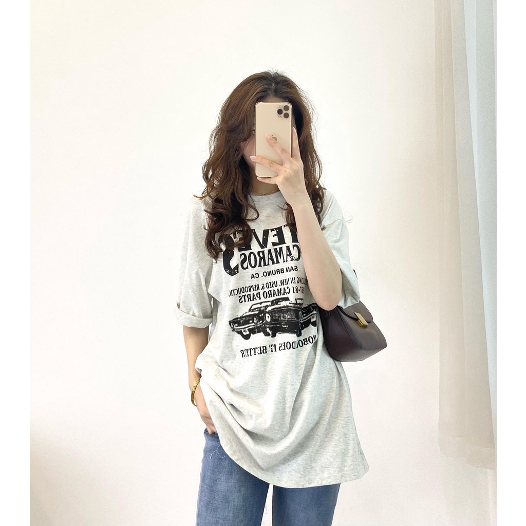 Áo thun chữ Steves hàng quảng châu Miho house