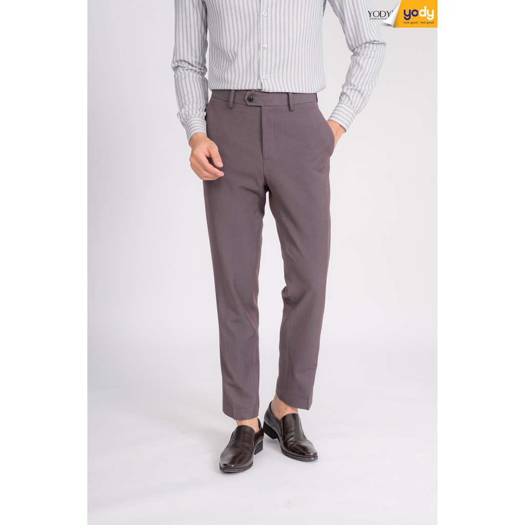 Quần âu nam YODY ống đứng lịch lãm QAM3127